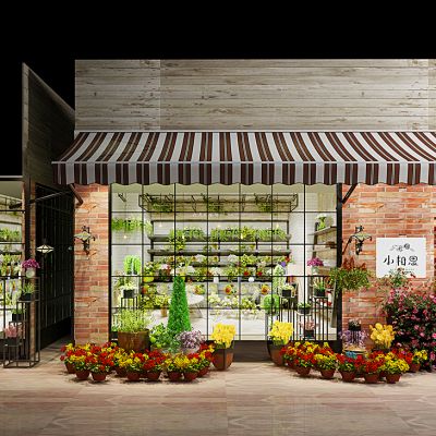 花店花艺花盆植物盆栽