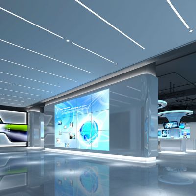 现代数字多媒体展厅展台