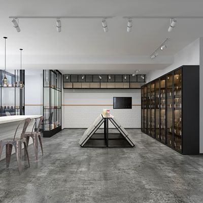 现代工业风饮品店奶茶甜品店