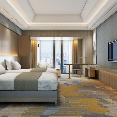 新中式酒店标间客房