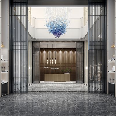 新中式售楼处前厅