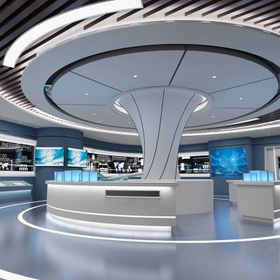 现代数字多媒体展厅展台