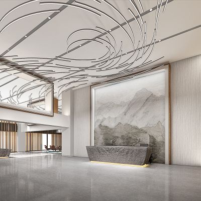 售楼处前台接待大厅