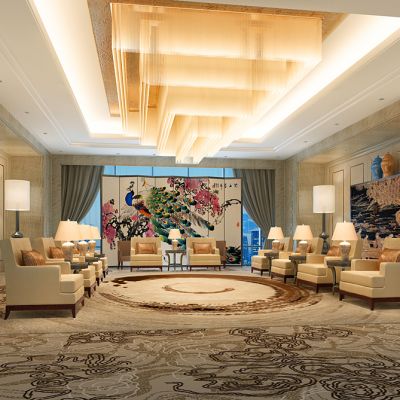 新中式酒店贵宾接待室接待厅