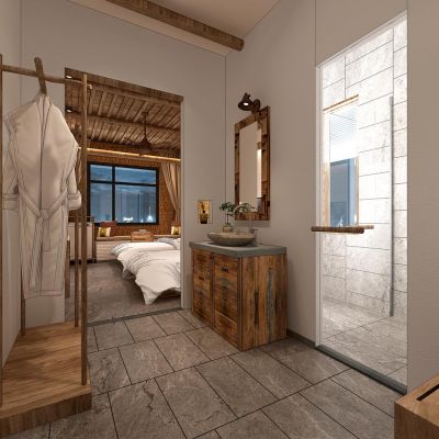 新中式民俗民宿酒店客房