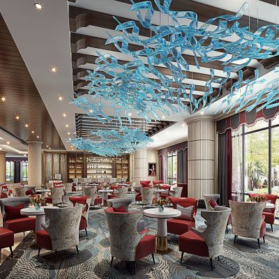 欧式售楼处洽谈区