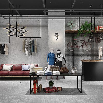 工业风服装专卖店