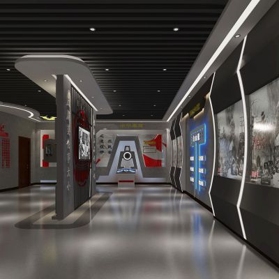 现代党建革命抗战题材展厅