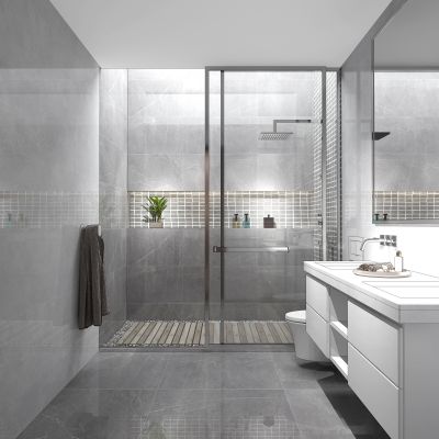 现代卫生间洗手台