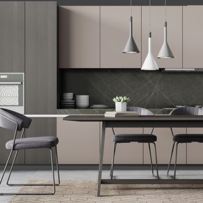 现代北欧餐桌椅组合