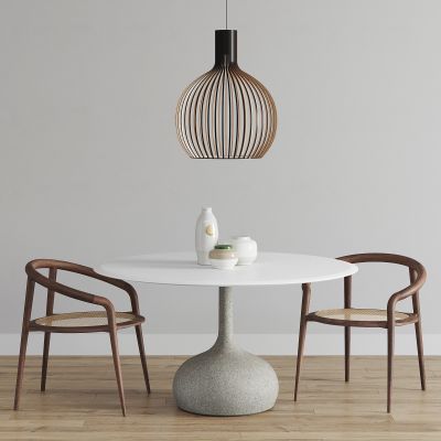 现代餐桌椅组合