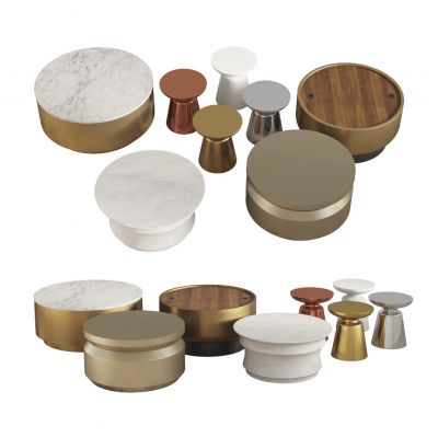 后现代茶几边几组合