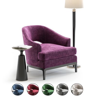 后现代简欧轻奢单人沙发