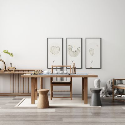 新中式泡茶桌组合