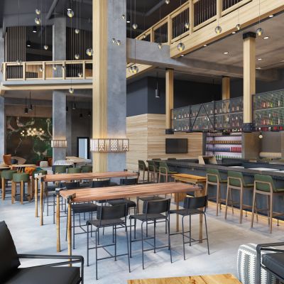 工业风休闲餐厅