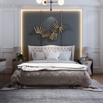 欧式简约轻奢卧室