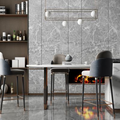 现代轻奢吧台椅组合