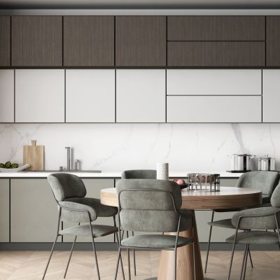 现代餐桌椅组合