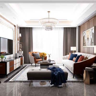 简欧客厅