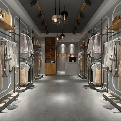 现代女士服装店 