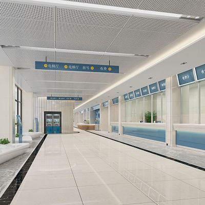 现代医院收费大厅