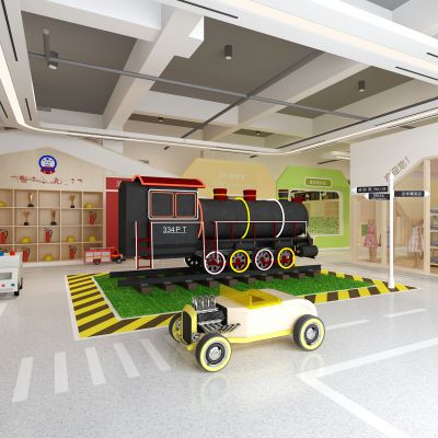 现代幼儿园儿童活动区