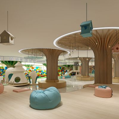 现代儿童游乐场