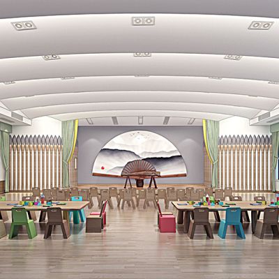 新中式幼儿园多功能活动室