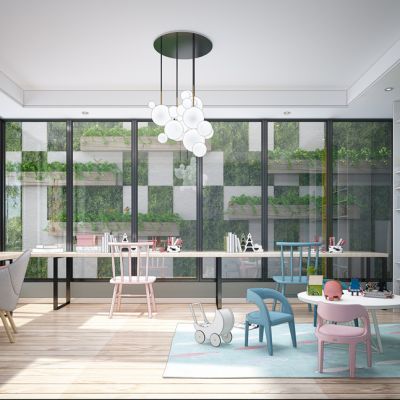 现代儿童娱乐室