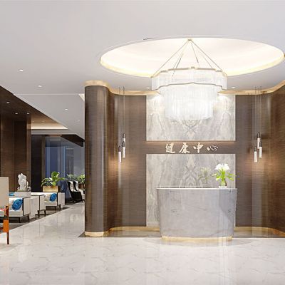 现代口腔医院诊所前台接待大厅