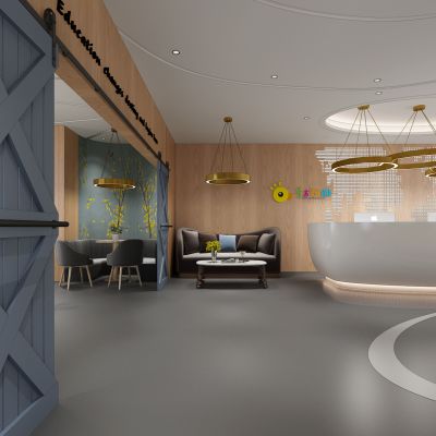 现代幼儿园早教中心前台