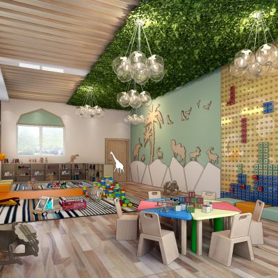 现代幼儿园儿童活动室
