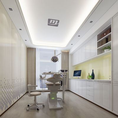 现代风格牙科口腔医院诊所治疗室