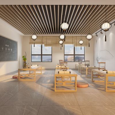 新中式书画教室、国学教室