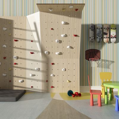 现代风格儿童游乐室