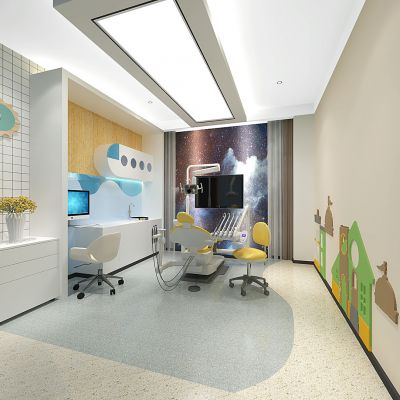 现代儿童口腔医院诊所牙科诊疗室