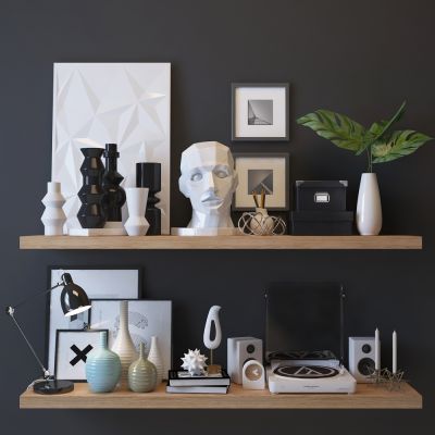 装饰品摆件几何人头