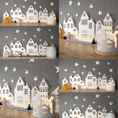 儿童小纸房子装饰品墙饰