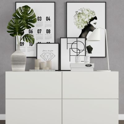 边柜装饰画装饰品