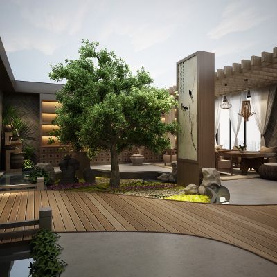 新中式茶馆茶室