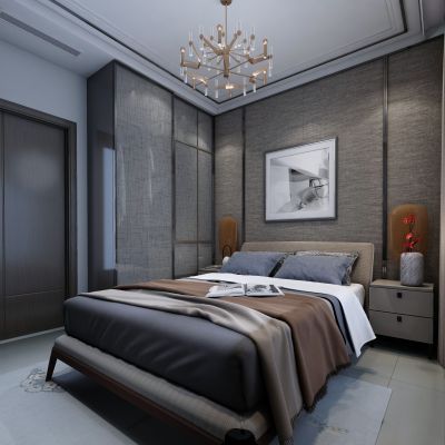 现代轻奢卧室