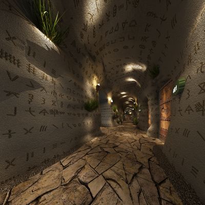 工业风走廊过道