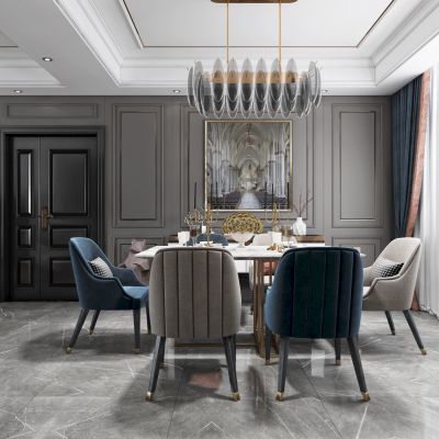 现代轻奢客餐厅