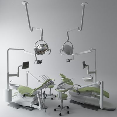 现代牙科躺椅