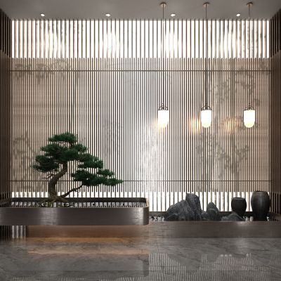 新中式景观小品