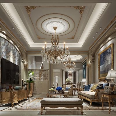 欧式客厅