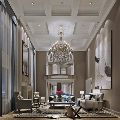 美式客厅