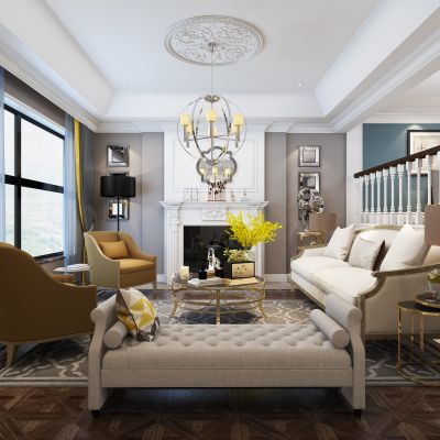 美式客厅