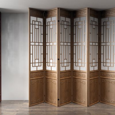 中式隔断屏风