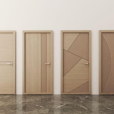 现代平开门复合门